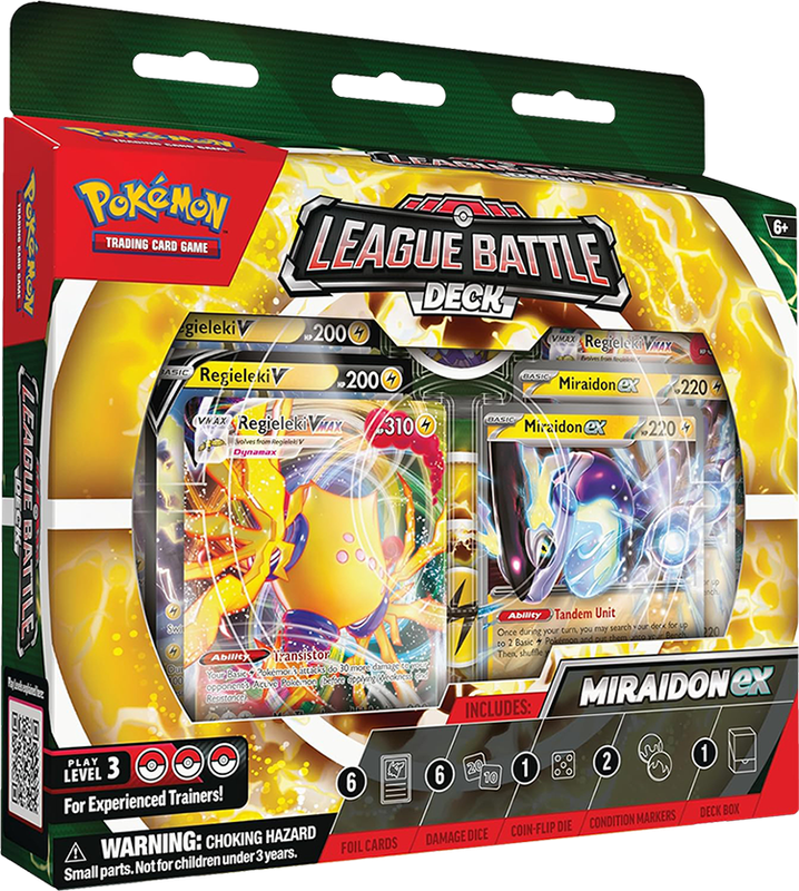 Pokemon TCG: League Battle Deck - Miraidon ex (New) - The Pokemon Company 700G