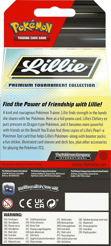 Pokemon TCG: Lillie Premium Tournament Collection (New) - The Pokemon Company 400G