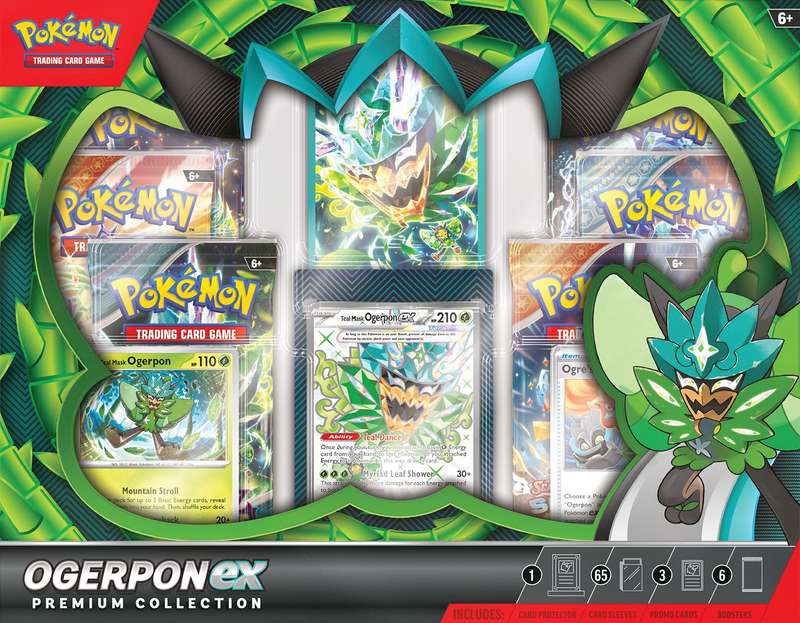 Pokemon TCG: Ogerpon ex Premium Collection (New) - The Pokemon Company 750G