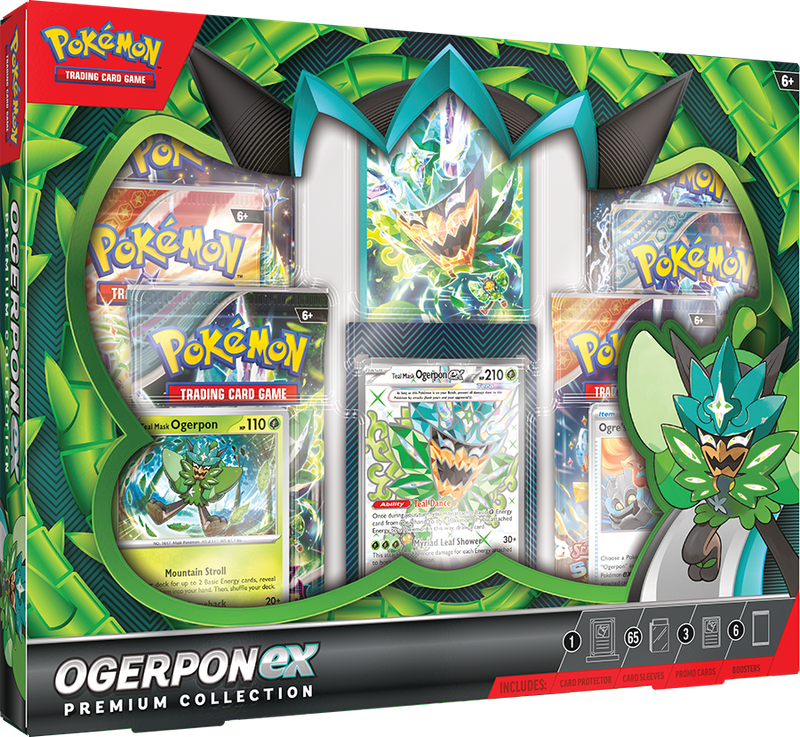Pokemon TCG: Ogerpon ex Premium Collection (New) - The Pokemon Company 750G