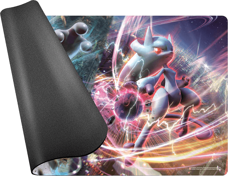 Pokemon TCG Playmat - Mega Mewtwo X and Mega Mewtwo Y (New) - The Pokemon Company 500G