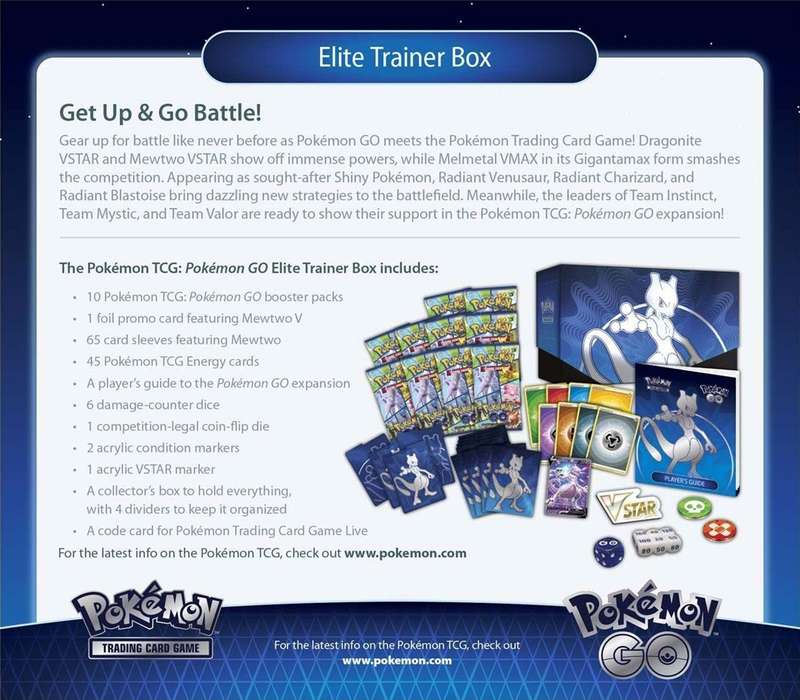 Pokemon TCG: Pokemon GO Elite Trainer Box (New) - The Pokemon Company 1000G