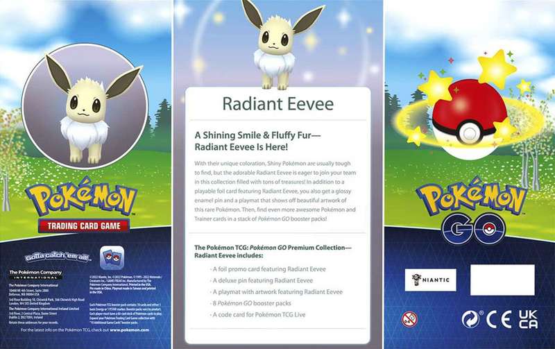 Pokemon TCG: Pokemon GO Premium Collection - Radiant Eevee (New) - The Pokemon Company 650G