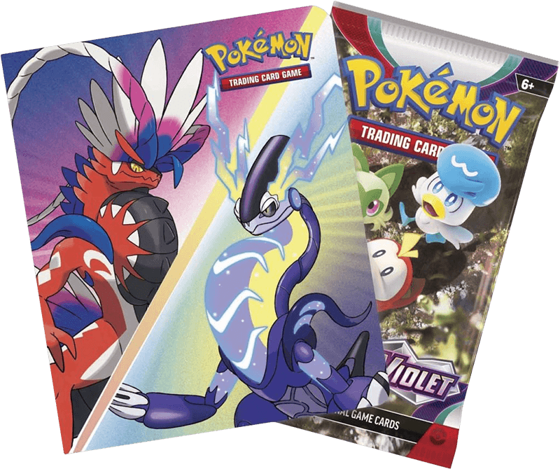 Pokemon TCG: Scarlet & Violet Mini Portfolio + Booster Pack (New) - The Pokemon Company 100G