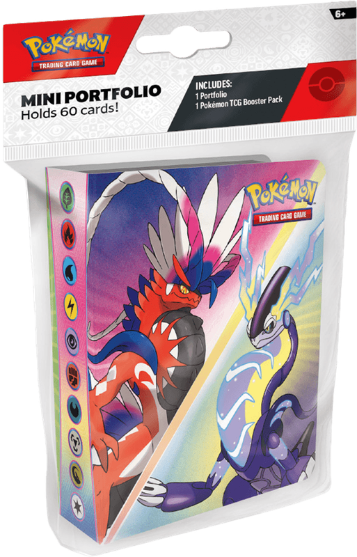 Pokemon TCG: Scarlet & Violet Mini Portfolio + Booster Pack (New) - The Pokemon Company 100G