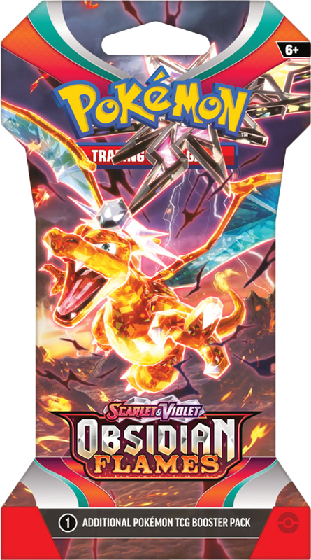 Pokemon TCG: Scarlet & Violet - Obsidian Flames Sleeved Booster Pack (New) - The Pokemon Company 50G