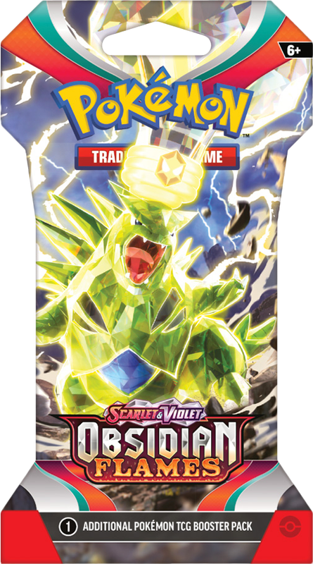 Pokemon TCG: Scarlet & Violet - Obsidian Flames Sleeved Booster Pack (New) - The Pokemon Company 50G