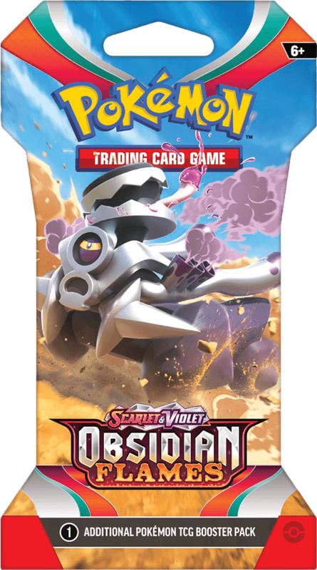 Pokemon TCG: Scarlet & Violet - Obsidian Flames Sleeved Booster Pack (New) - The Pokemon Company 50G