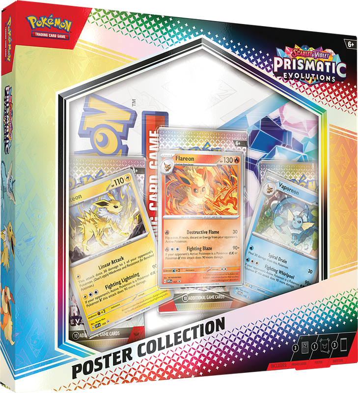 Pokemon TCG: Scarlet & Violet - Prismatic Evolutions Poster Collection (New) - The Pokemon Company