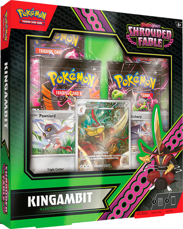 Pokemon TCG: Scarlet & Violet - Shrouded Fable Kingambit Illustration Collection (New) - The