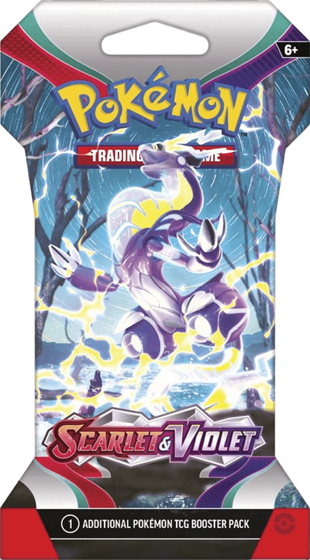 Pokemon TCG: Scarlet & Violet Sleeved Booster Pack (New) - The Pokemon Company 50G