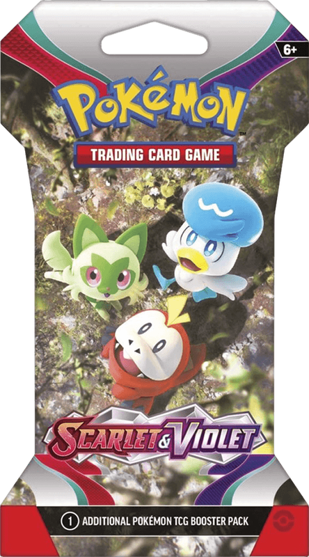 Pokemon TCG: Scarlet & Violet Sleeved Booster Pack (New) - The Pokemon Company 50G