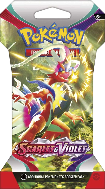 Pokemon TCG: Scarlet & Violet Sleeved Booster Pack (New) - The Pokemon Company 50G