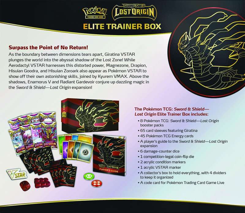 Pokemon TCG: Sword & Shield - Lost Origin Elite Trainer Box (New) - The Pokemon Company 1000G