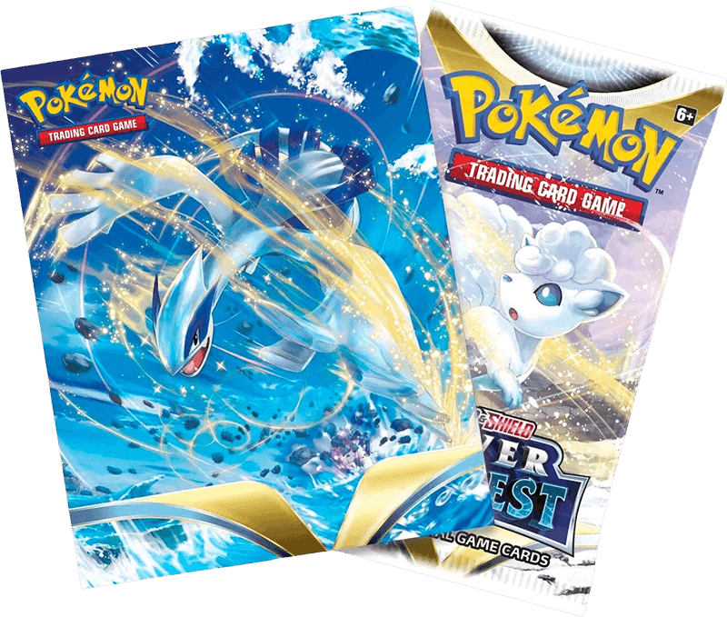 Pokemon TCG: Sword & Shield - Silver Tempest Mini Portfolio + Booster Pack (New) - The Pokemon
