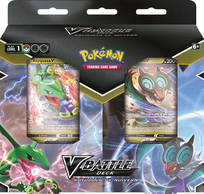 Pokemon TCG: V Battle Deck - Rayquaza V vs. Noivern V (New) - The Pokemon Company 400G