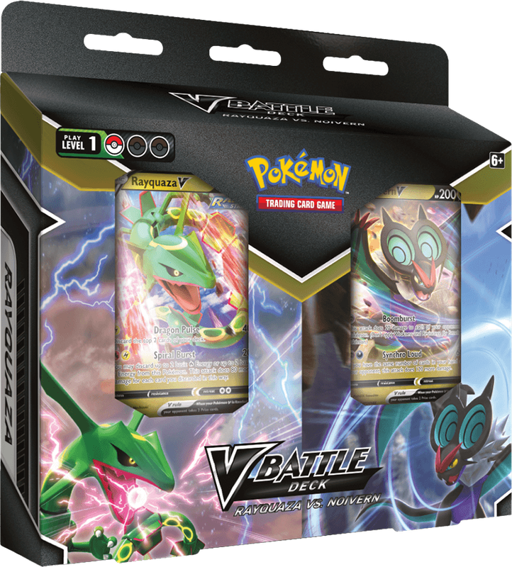 Pokemon TCG: V Battle Deck - Rayquaza V vs. Noivern V (New) - The Pokemon Company 400G