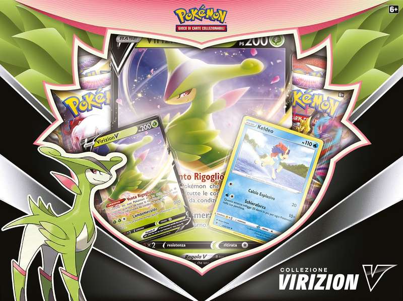 Pokemon TCG: Virizion V Box (New) - The Pokemon Company 500G