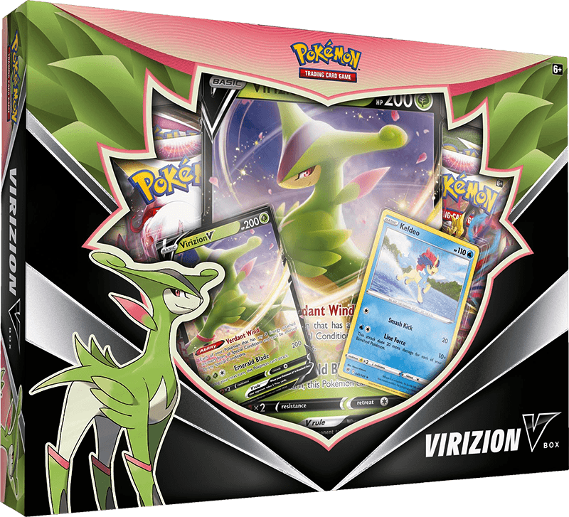 Pokemon TCG: Virizion V Box (New) - The Pokemon Company 500G