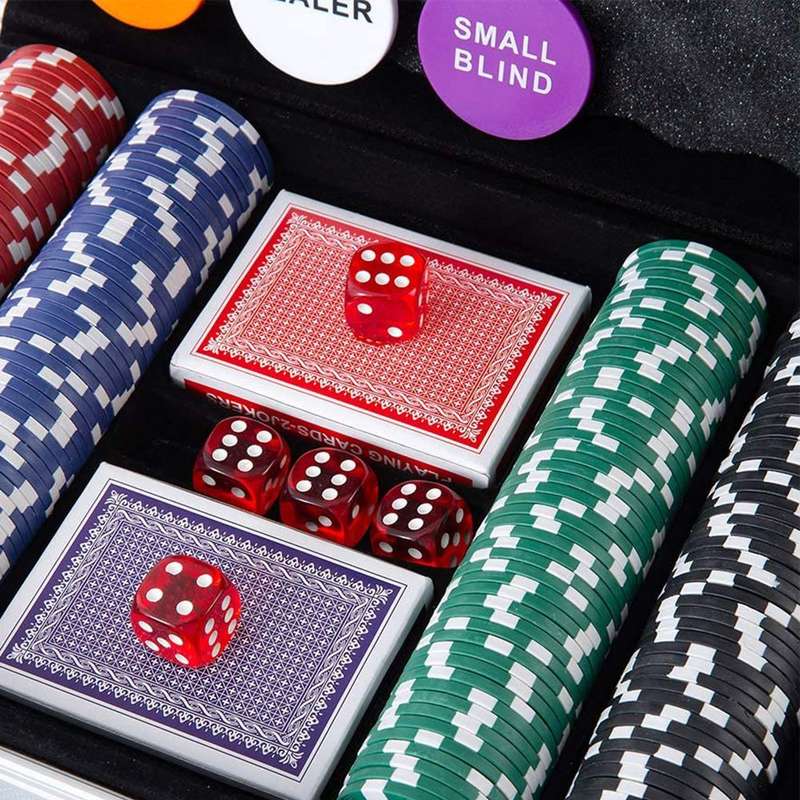 Poker Set with Aluminium Case - 200 Piece (New) - Various 3200G