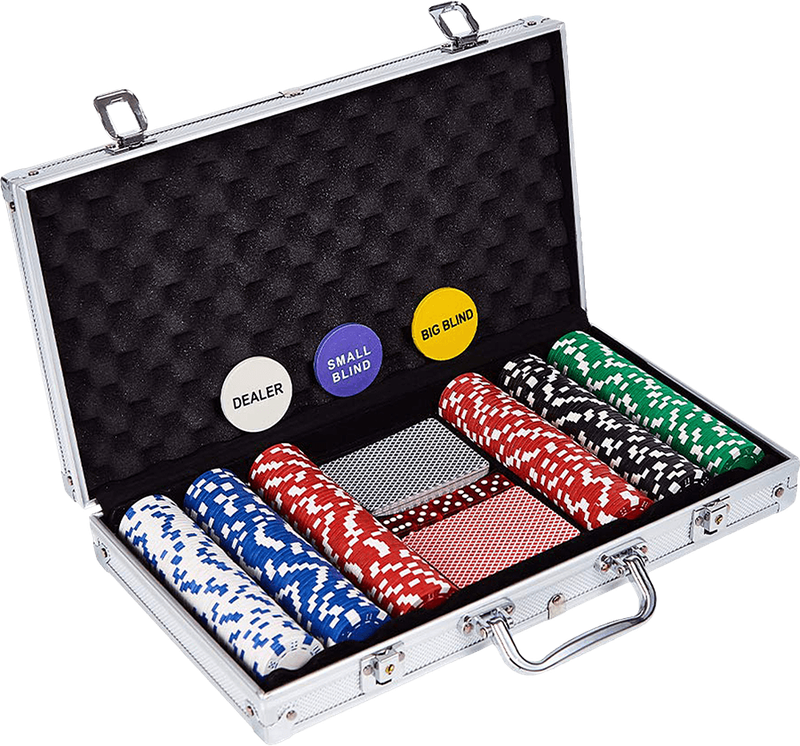 Poker Set with Aluminium Case - 300 Piece (New) - Various 4500G