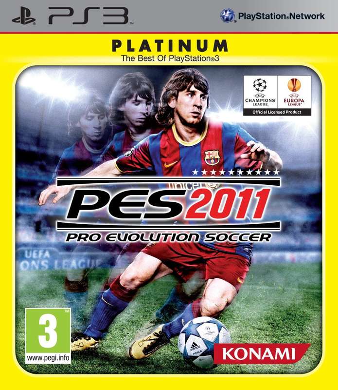 Pro Evolution Soccer 2011 - Platinum (PS3)(Pwned) - Konami 120G