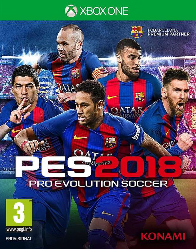 Pro Evolution Soccer 2018 (Xbox One)(New) - Konami 120G