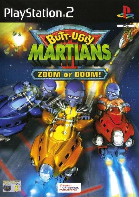Butt Ugly Martians: Zoom or Doom! (PS2)(Pwned) - Vivendi Universal Games 130G