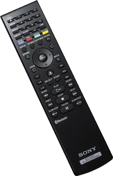 PlayStation 3 Blu Ray Remote Control v1 (PS3)(Pwned) - Sony (SIE / SCE) 100G