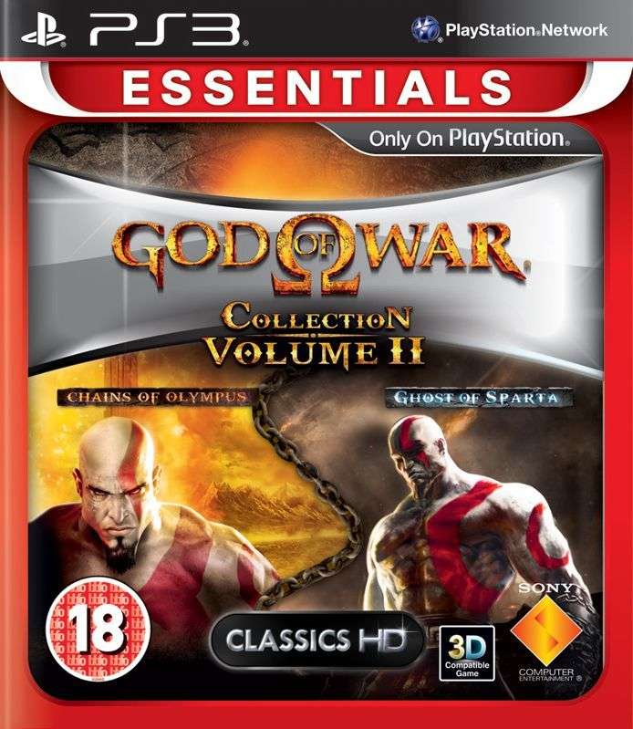 God of War Collection: Volume II - Essentials (PS3)(Pwned) - Sony (SIE / SCE) 120G