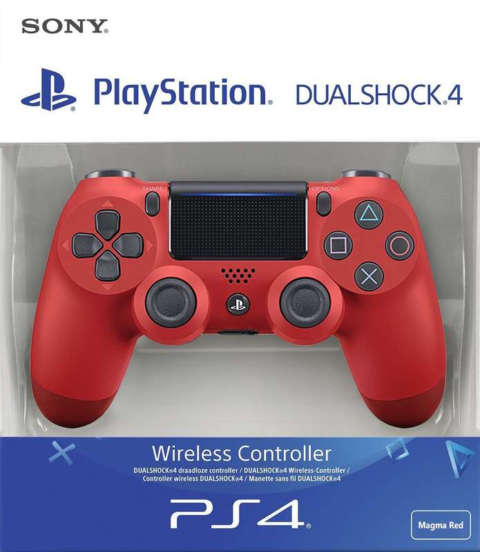PlayStation 4 DualShock 4 Controller v2 - Magma Red (PS4)(New) - Sony (SIE / SCE) 950G