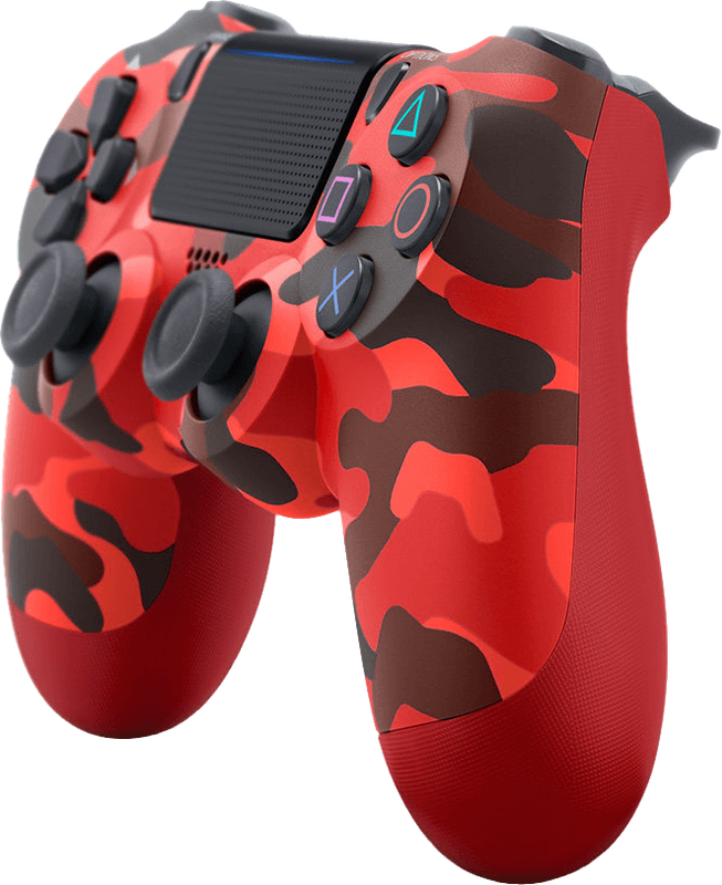 PlayStation 4 DualShock 4 Controller v2 - Red Camouflage (PS4)(Pwned) - Sony (SIE / SCE) 450G