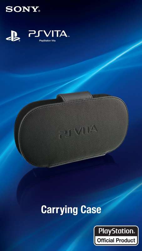 PS Vita Console Carrying Case - Black (PCH-1000)(PS Vita)(New) - Sony (SIE / SCE) 200G