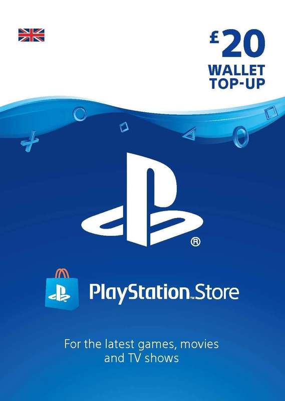 PlayStation Network Card: 20 PSN Wallet Top Up [Digital Code] - Sony (SIE / SCE)