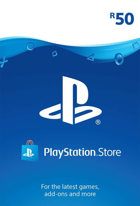 PlayStation Network Card: R50 PSN Wallet Top Up [Digital Code] - Sony (SIE / SCE)