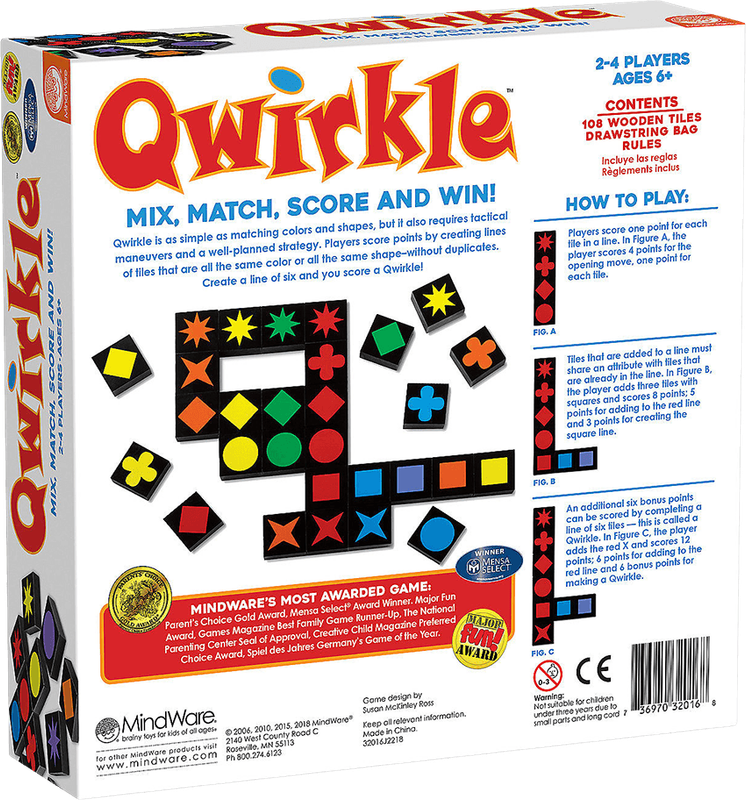 Qwirkle (New) - MindWare 1500G