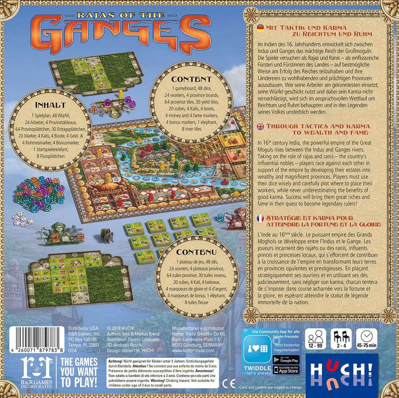 Rajas of the Ganges (New) - R&R Games 1450G