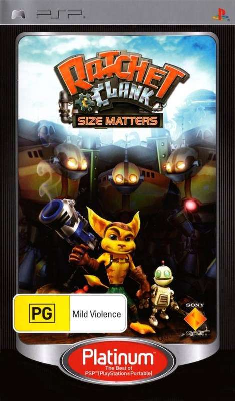 Ratchet & Clank: Size Matters - Platinum (PSP)(Pwned) - Sony (SIE / SCE) 80G