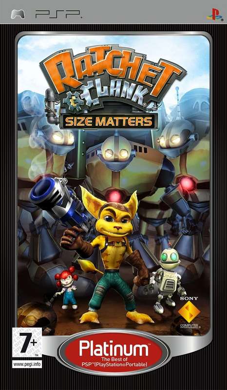 Ratchet & Clank: Size Matters - Platinum (PSP)(Pwned) - Sony (SIE / SCE) 80G