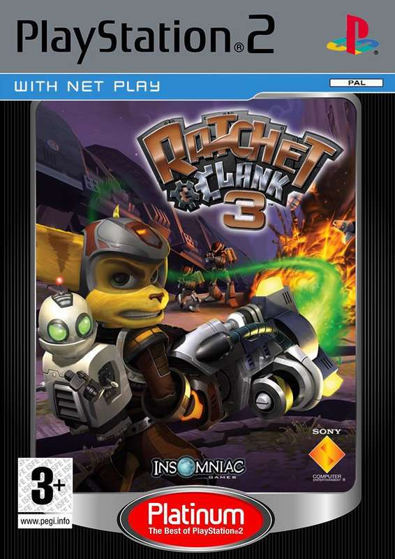 Ratchet & Clank 3: Up Your Arsenal - Platinum (PS2)(Pwned) - Sony (SIE / SCE) 130G