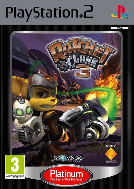Ratchet & Clank 3: Up Your Arsenal - Platinum (PS2)(Pwned) - Sony (SIE / SCE) 130G