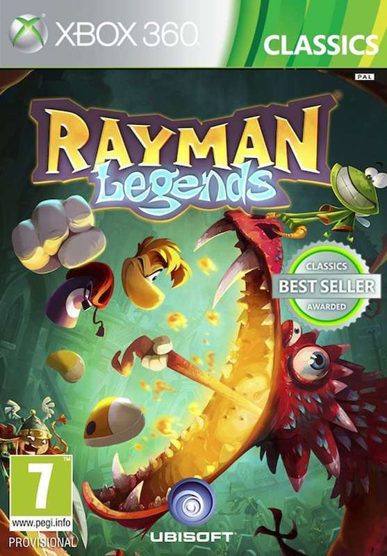 Rayman Legends - Classics / Greatest Hits (Xbox 360)(New) - Ubisoft 130G