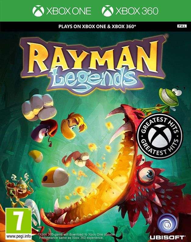 Rayman Legends - Classics / Greatest Hits (Xbox 360)(New) - Ubisoft 130G