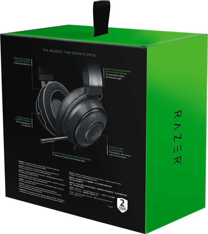 Razer Kraken Wired Gaming Headset - Black (PC / PS4 / Switch / Xbox One)(New) - Razer 2500G