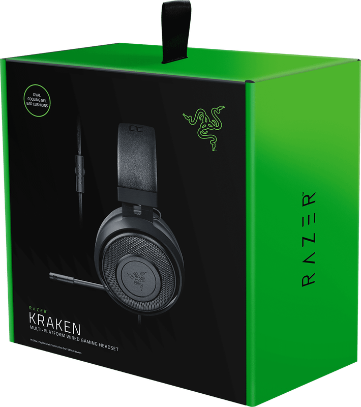 Razer Kraken Wired Gaming Headset - Black (PC / PS4 / Switch / Xbox One)(New) - Razer 2500G