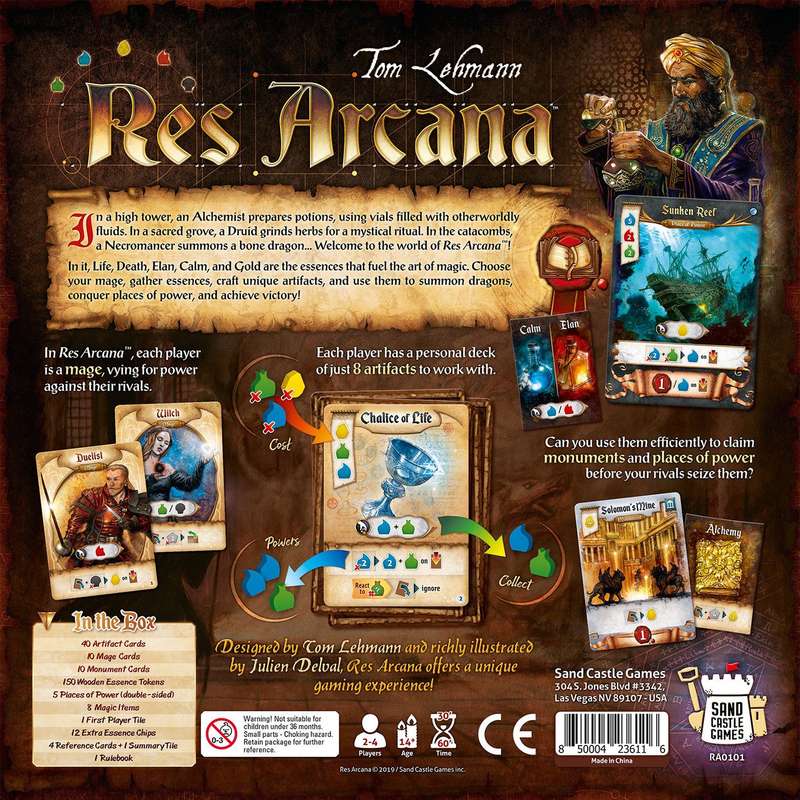 Res Arcana (New) - Sand Castle Games 1000G