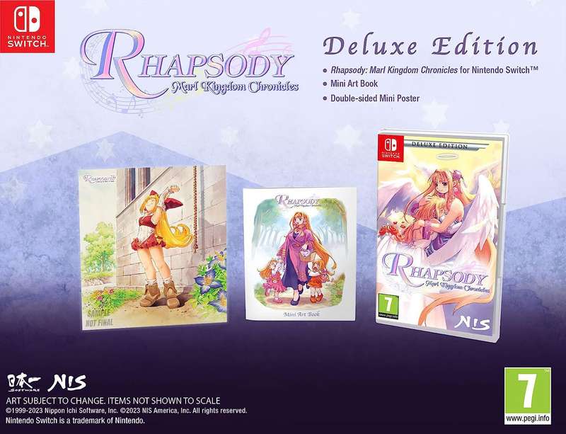 Rhapsody: Marl Kingdom Chronicles - Deluxe Edition (NS / Switch)(New) - NIS America / Europe 100G
