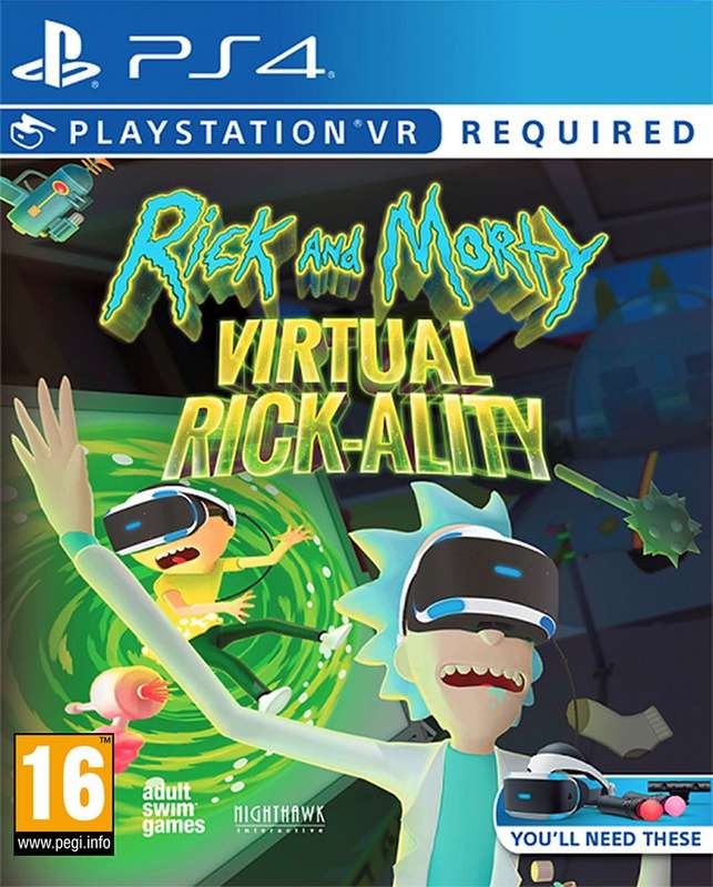 Rick and Morty: Virtual Rick-Ality (VR)(PS4)(New) - Nighthawk Interactive 90G