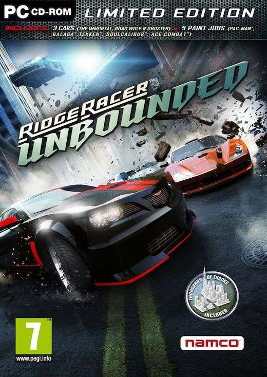 Ridge Racer: Unbounded - Limited Edition (PC)(New) - Namco Bandai Games 130G