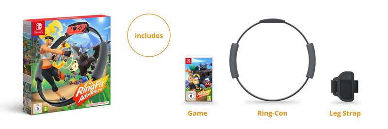 Ring Fit Adventure + Ring-Con (NS / Switch)(New) - Nintendo 1500G